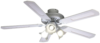 Stropní ventilátor s vestavěným světlem Bali B., vrtule 107cm, 3 rychlosti, E27, 60W, letní a zimní režim, ovládání řetízkem, Farelek